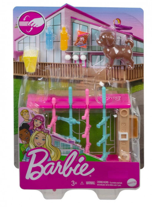 Set de joaca Barbie - Masa de fotbal cu accesorii