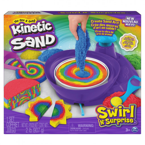 Set Kinetic Sand - Caruselul de comori