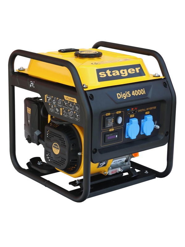 Stager DigiS 4000i Generator digital invertor open-frame 4kW, monofazat, benzina