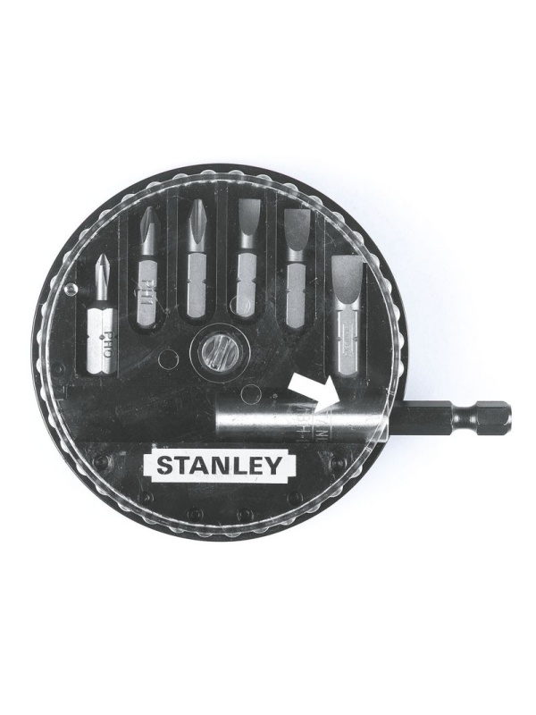 Stanley 1-68-735 Set 7 biti, PZ, drepti, adaptor magnetic