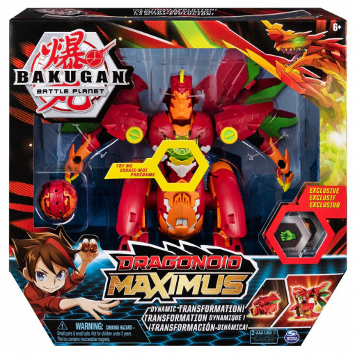Figurina interactiva Bakugan - Dragonoid Maximus