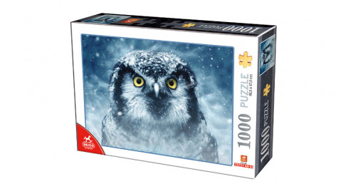 Puzzle Deico - Animals, Owl, 1000 piese
