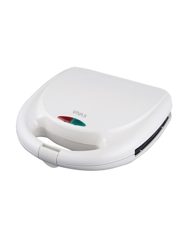 Sandwich maker Vivax TS-7503WH, 750 W, placi neaderente, termostat, Alb