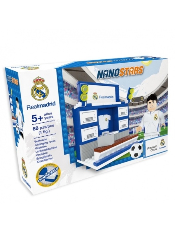 Set de constructie Nanostars - Real Madrid vestiar