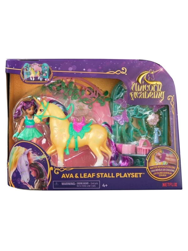 Set de joaca Unicorn Academy - Ava si unicornul Leaf