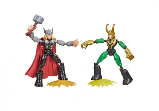 Set figurine Avengers, Bend and Flex - Thor vs Loki