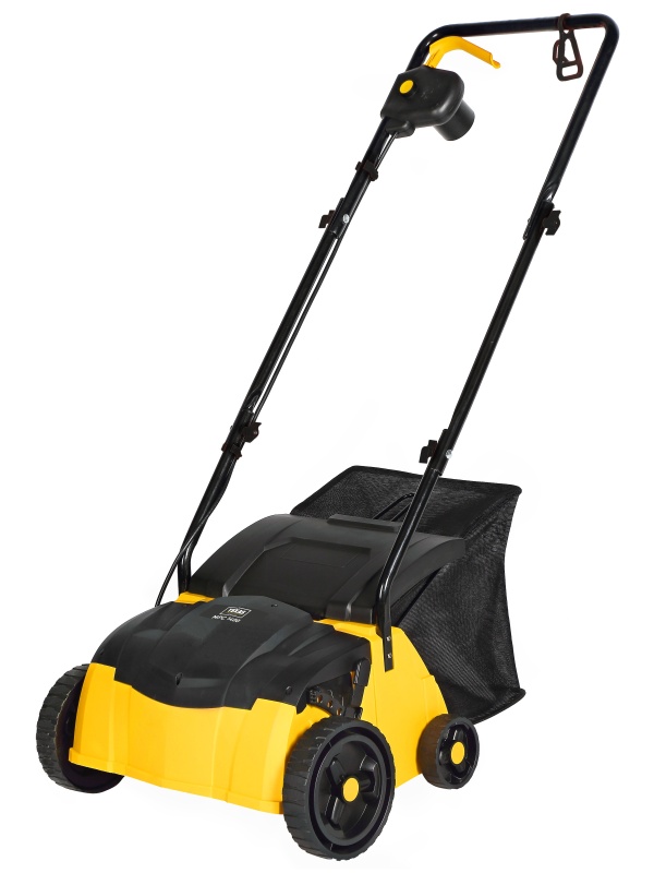 Texas MPC 1400 scarificator aerator gazon 2-in-1, motor electric 1400W, sac 35 litri, latime lucru 32cm, reglaj central