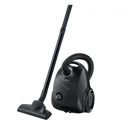 Aspirator cu Sac Bosch BGLS2BA1 Serie 2, 3.5 litri, 600 W, 80 dB, Negru