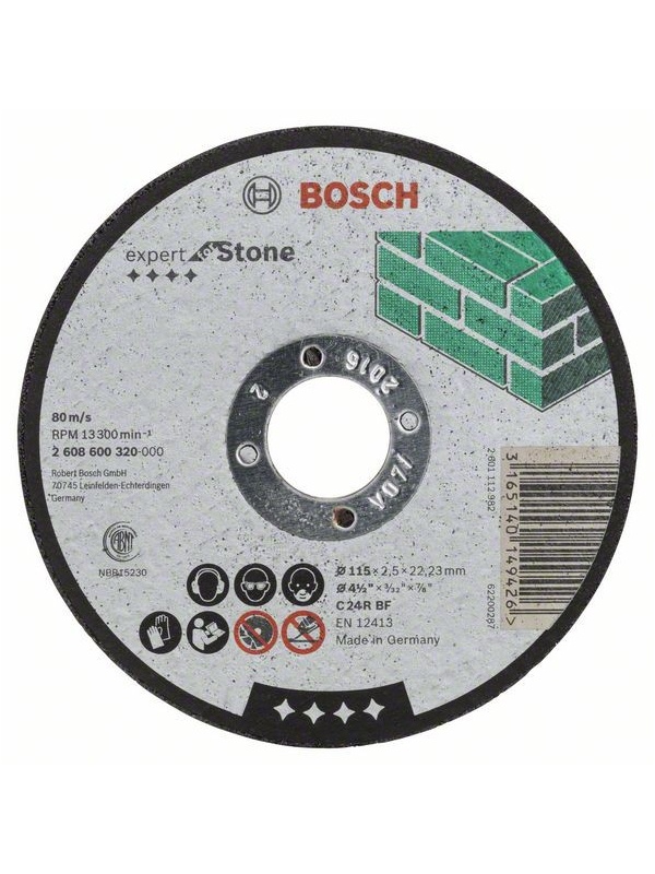 Bosch Disc de taiere drept Expert for Stone C 24 R BF, 115mm, 2.5mm