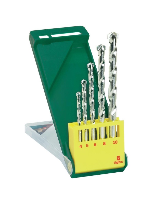 Bosch Set 5 burghie pentru piatra, D4-10mm