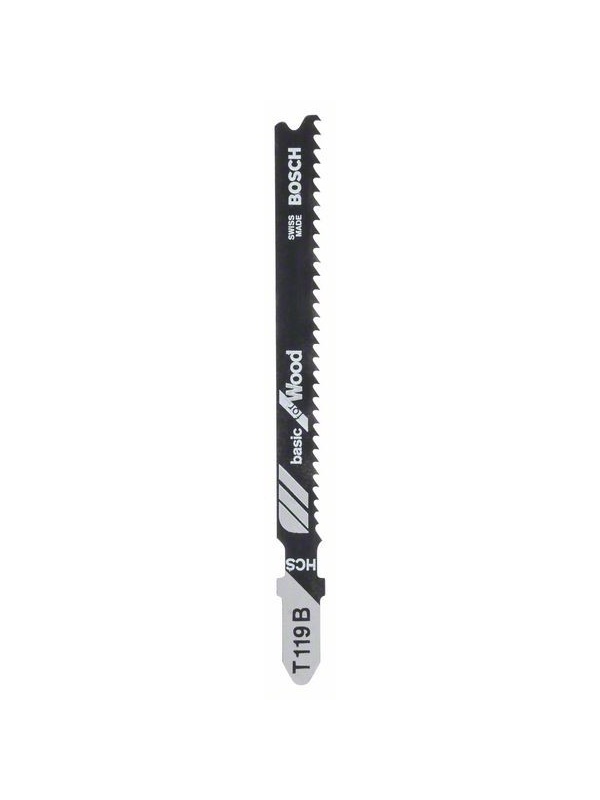 Bosch Set 5 panze fierastrau vertical T 119 B Basic for Wood, 92mm