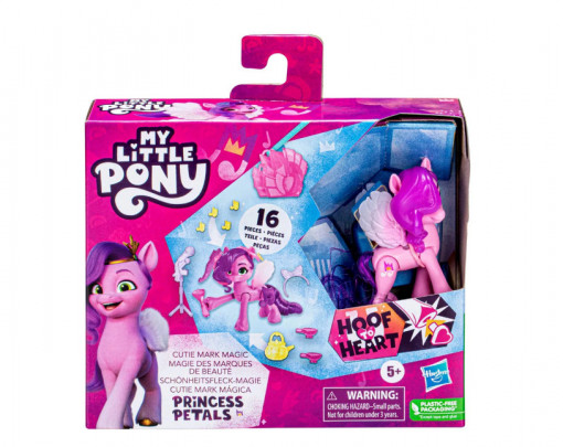 Figurina cu accesorii My Little Pony Hoof to Heart, Princess Petals, 8 cm