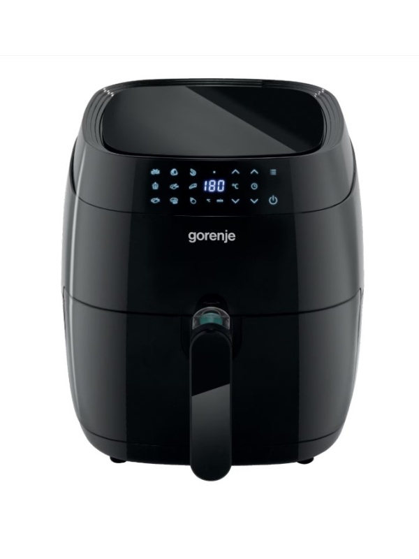 Friteuza cu aer cald, Gorenje, AF1409DB, 1400 W, 3.5 l, 80 - 200° C, 9 programe, Negru