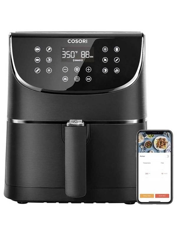 Friteuza fara ulei Cosori Smart CS158-AF-RXB 1700W 5,5l Cu aplicatie mobila