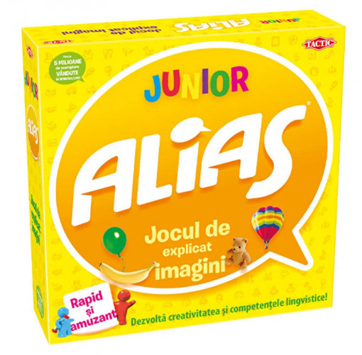 Joc Tactic Alias Junior, 4 jucatori+, 3 ani+