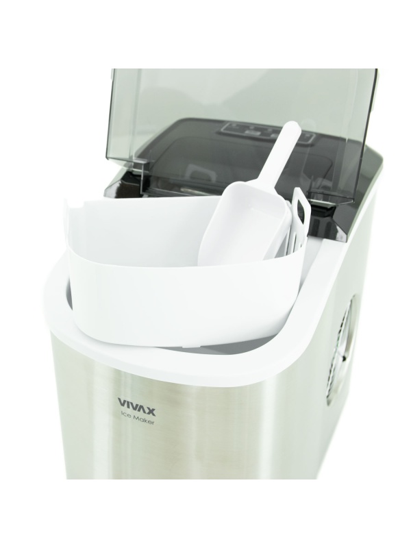 Vivax IM-122T — coș de gheață și spatulă incluse în pachet