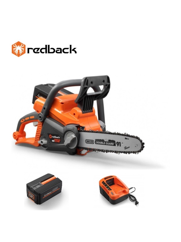 Redback Pachet E216C+EP40+EC20 Fierastrau cu lant 400mm, acumulator 40V/4Ah, incarcator 40V/2A