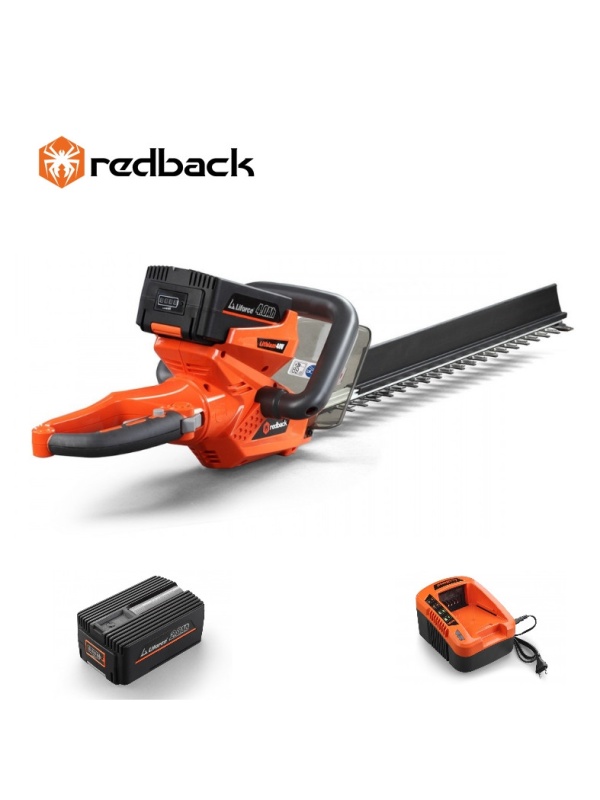 Redback Pachet E522D+EP20+EC20 Trimer gard viu acumulatori 40V, 560mm, 22mm, acumulator 40V/2Ah, incarcator 40V/2A