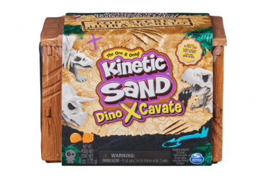 Set Kinetic Sand - Dino Xcavate, 170 g