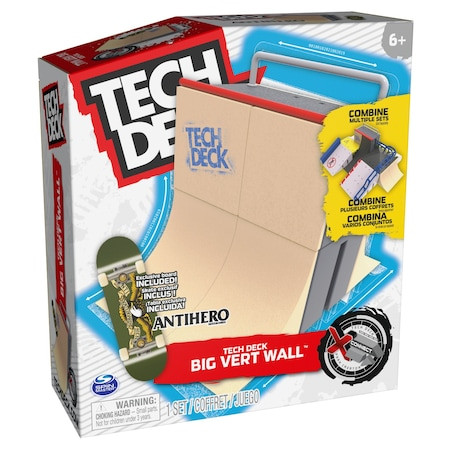 Set Tech Deck - Rampa inalta si fingerboard Antihero