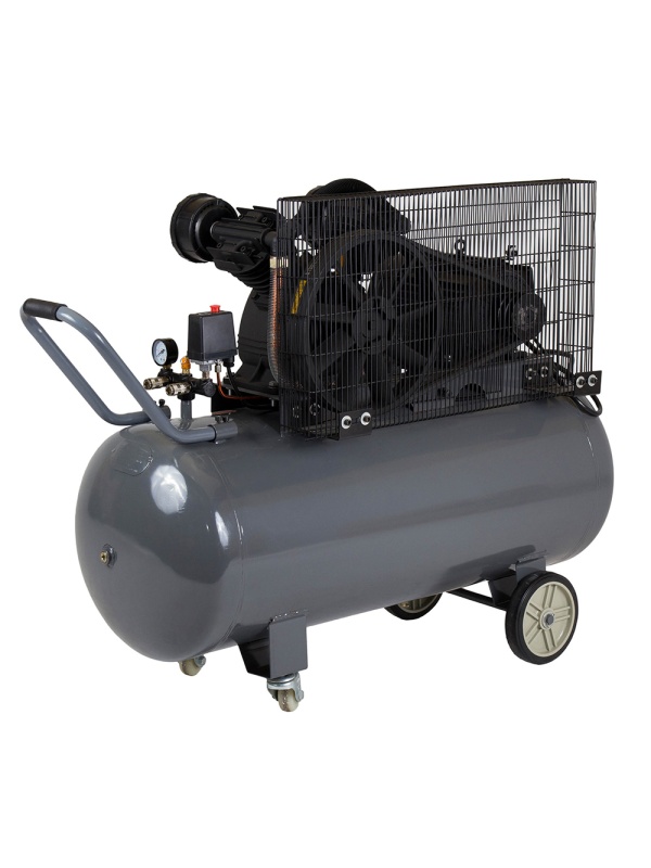 Stager HMV0.6/200 compresor aer, 200L, 8bar, 600L/min, trifazat, angrenare curea