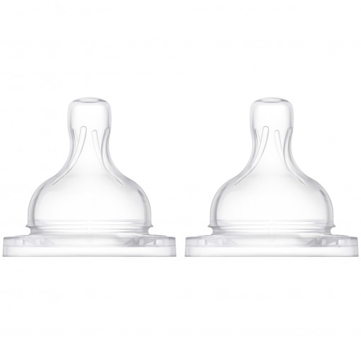 2 Tetine silicon Philips-AVENT SCF632/27, 2 gauri