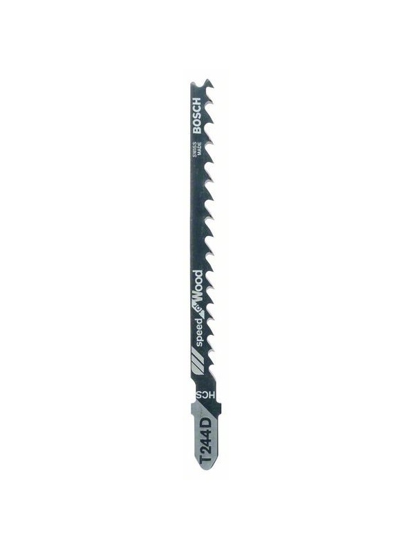 Bosch Set 5 panze fierastrau vertical T 244 D Speed for Wood, 100mm
