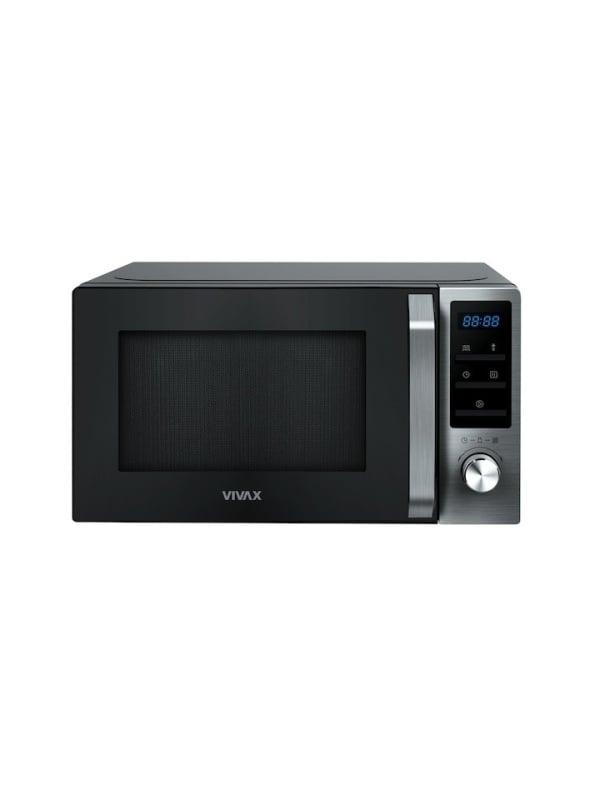 Cuptor cu microunde Vivax MWO-2079BG, 20 l, 700 W, Afisaj Digital, Control Digital, Functie Grill, negru/argintiu