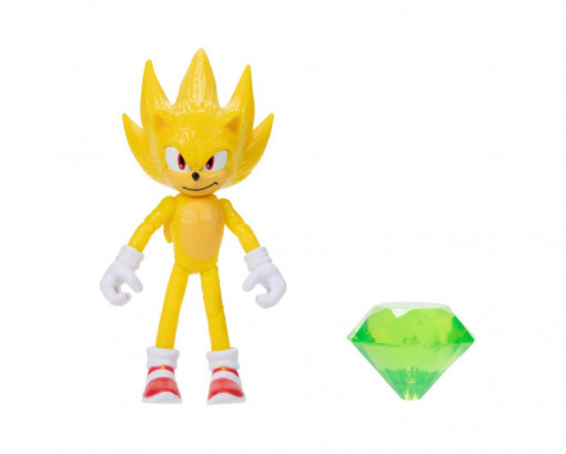 Figurina articulata Sonic, Model Super Sonic, 10 cm