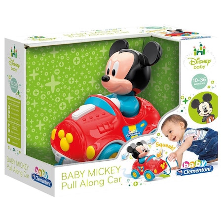 Jucarie interactiva Baby Clementoni, Masinuta Mickey Mouse