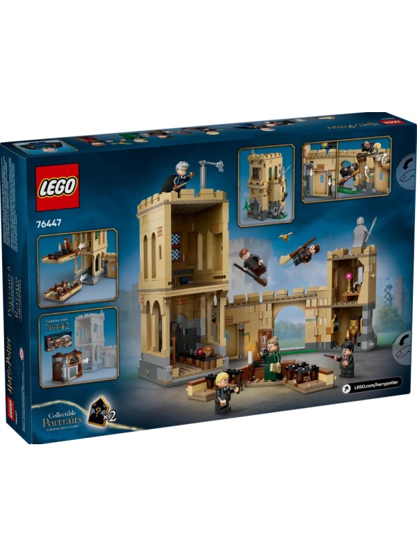 LEGO® Harry Potter™ - Castelul Hogwarts: Lecții de zbor 76447, 651 piese, 9 ani+