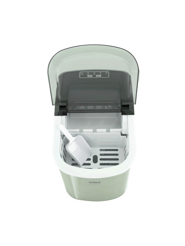 Vivax IM-122T — capac deschis cu vizualizare panou control și spatulă