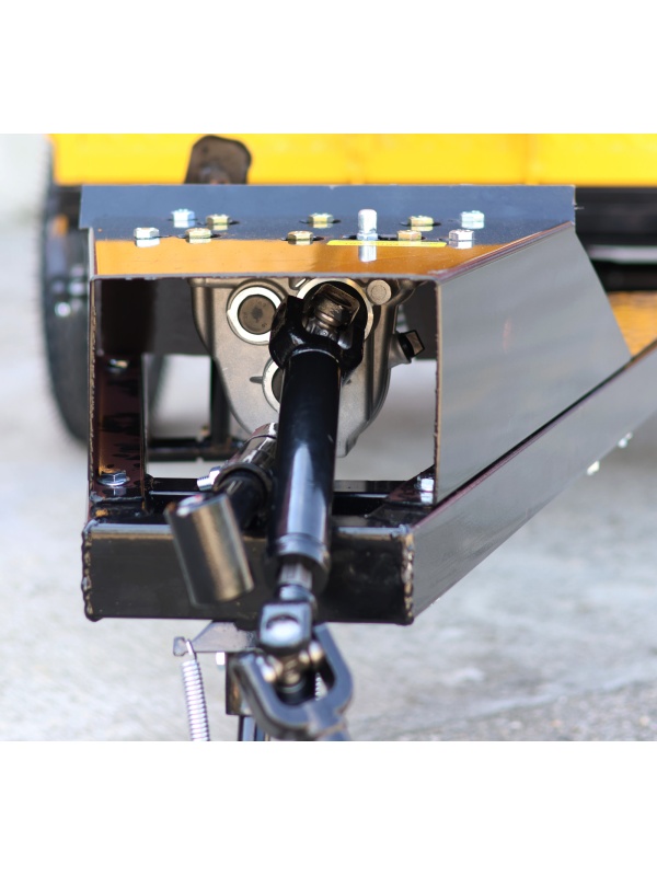 ProGARDEN Alpine RM500T Remorca cu tractiune G2, 500kg, 1 osie, prindere bolt pentru motocultor, roti profil agricol 6.00-12, 4 prezoane