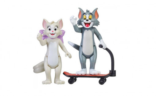 Set 2 figurine Tom and Jerry , Skateboarding