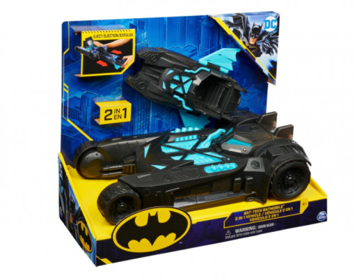 Set de joaca Batman 2 in 1 - Batmobil si Batboat, Albastru