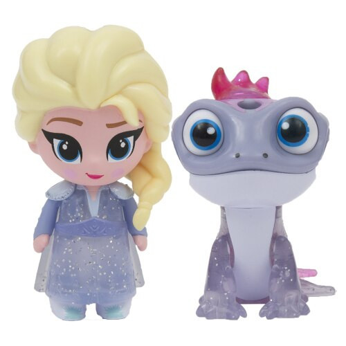 Set Giochi Preziosi 2 Mini Figurine Elsa si Cameleon Whisper and Glow Frozen 2