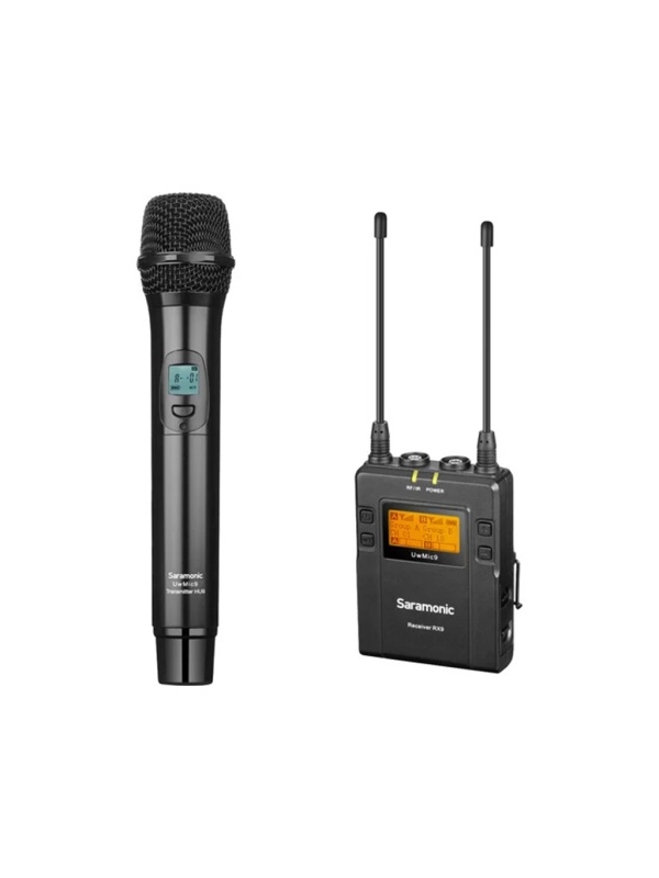 Set microfon wireless Saramonic UwMic9 Kit4Microfon HU9, Negru