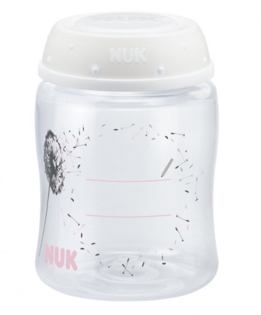 Set recipiente Nuk, pentru stocare lapte matern, 2 buc, 150 ml
