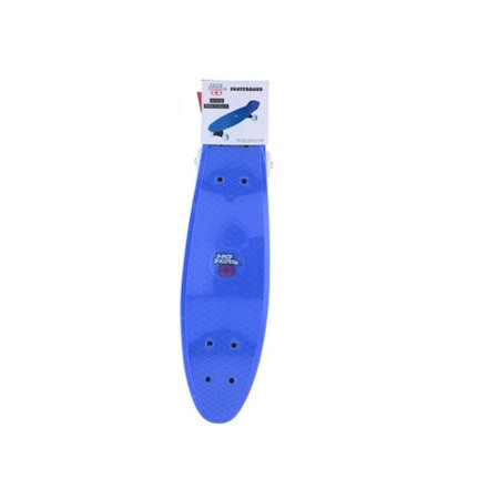 Skateboard No Fear pentru copii, 57x15x9cm PP/PVC, Albastru