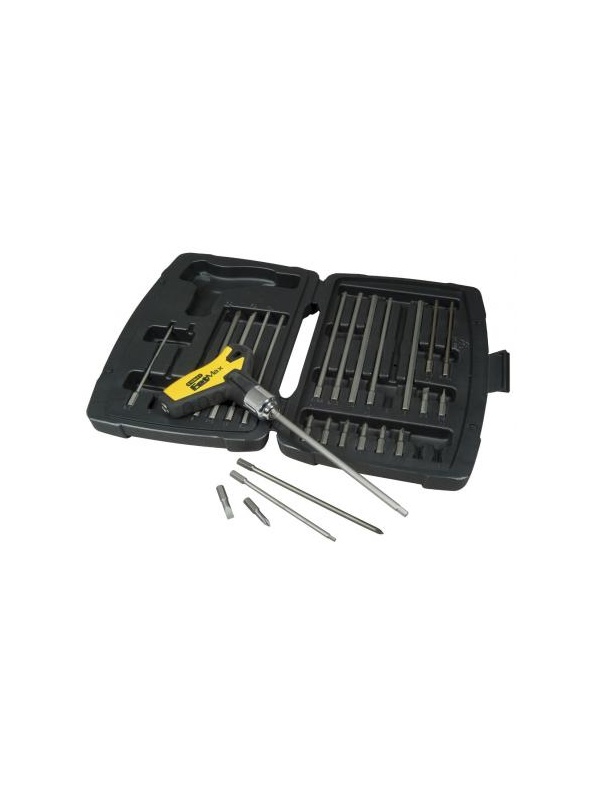Stanley 0-79-153 Set de 27 biti cu maner in forma de t FATMAX PZ, PH