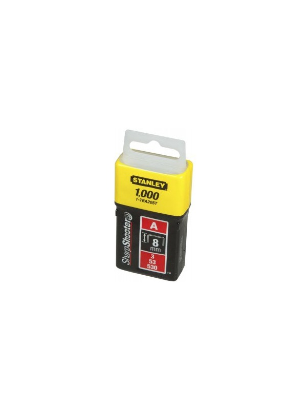 Stanley 1-TRA205-5T Set 1000 Capse pentru aplicatii uzuala, tip A /3/53/530, 8mm/5/16"