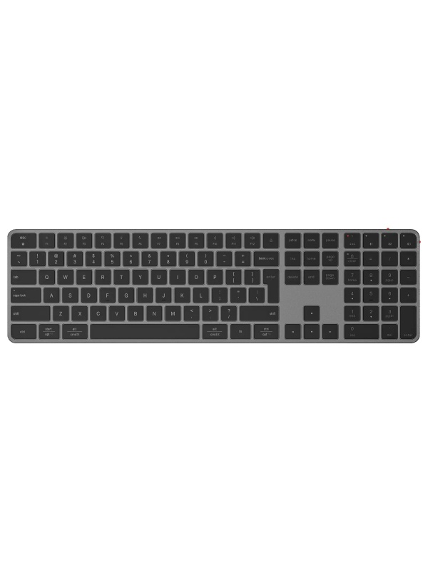 Tastaura office wireless Meetion K230MW, 150 h, Multimedia, 2.4G, 300mAh, 421 x 117 x 12 mm, Negru-Argintiu