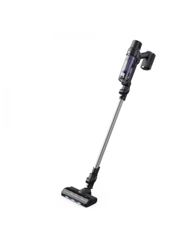 Aspirator vertical Rowenta X-Pert 7.60 RH6A35WO, 140 W, 0.44 l, Autonomie 45 min, Tehnologie ciclonica, Negru/Violet