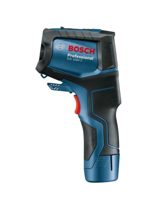 Bosch GIS 1000C Termodetector -40C/+1000C, precizie 2% + 1 x Acumulator GBA 12V 2.0Ah + Incarcator rapid GAL 12V-40 Professional + L-Boxx 136
