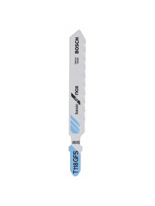 Bosch Set 5 panze fierastrau vertical T 118 GFS Basic for Inox, 83mm