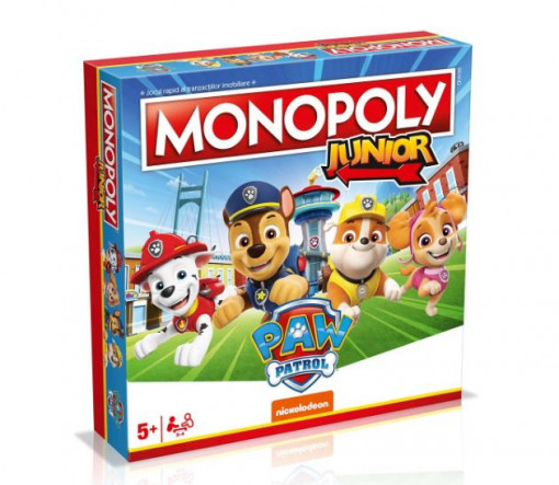 Joc Monopoly Junior - Paw Patrol, lb. romana