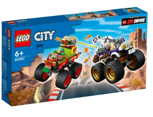 LEGO® City - Cursa cu monster truck-uri 60397, 301 piese