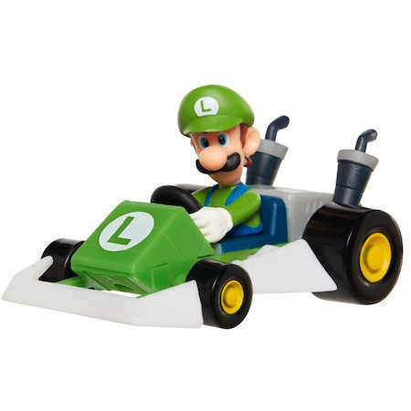 Masinuta Nintendo Super Mario - Luigi, 11 cm