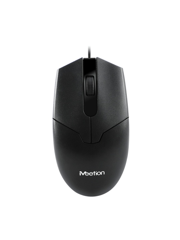 Mouse office cu fir Meetion M360, 1000 dpi, Lungime cablu 1.5 m, 115 x 62.5 x 38 mm, Negru
