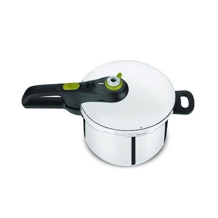 Oala sub presiune Tefal Secure 5 NEO, 8L, 5 sisteme de siguranta, 2 nivele de presiune, argintiu